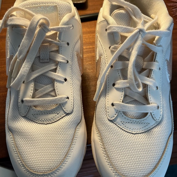 Nike Ivory Sneakers with Glitter puff swoosh - Picture 5 of 7